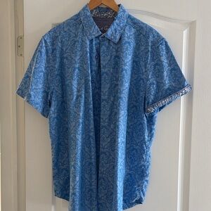 Robert Graham Blue Floral Men's Shirt